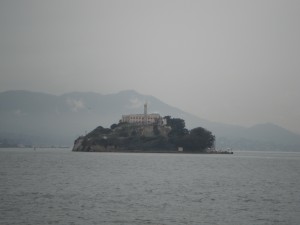Alcatraz from a distance.