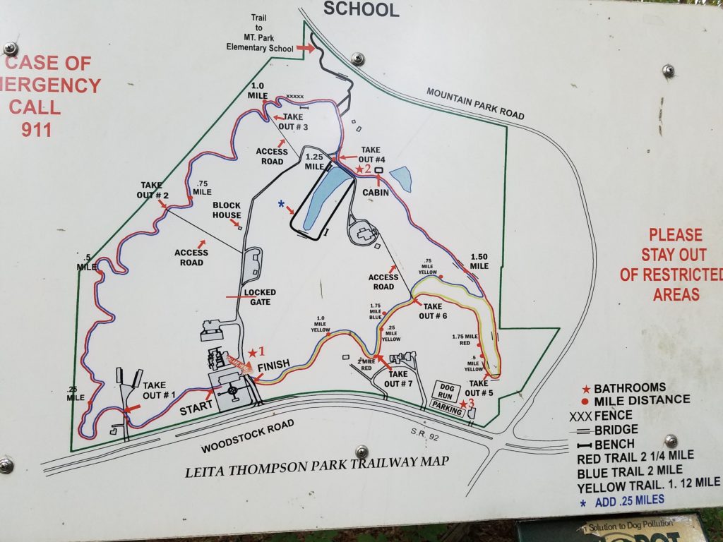 Map of Leita Thompson Park