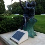 Children on Log Statue